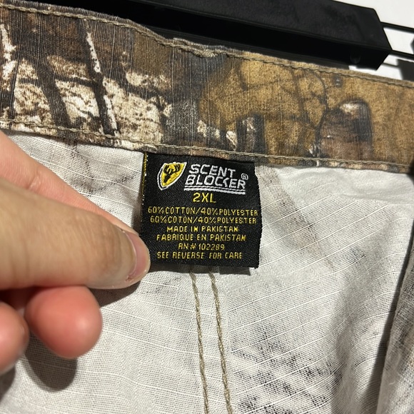 Scentblocker Odor Control 6 Pocket Realtree Edge Cotton Pants Size 2XL - Picture 9 of 12